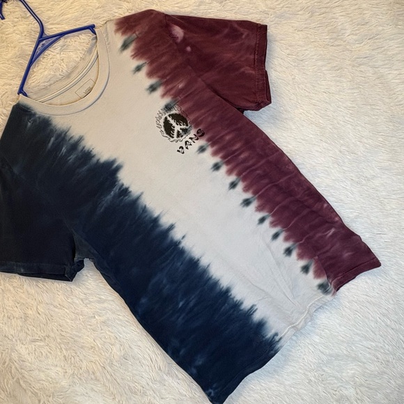 Vans Dual-Tone Tie-Dye Tee - Navy and Maroon - Picture 10 of 17